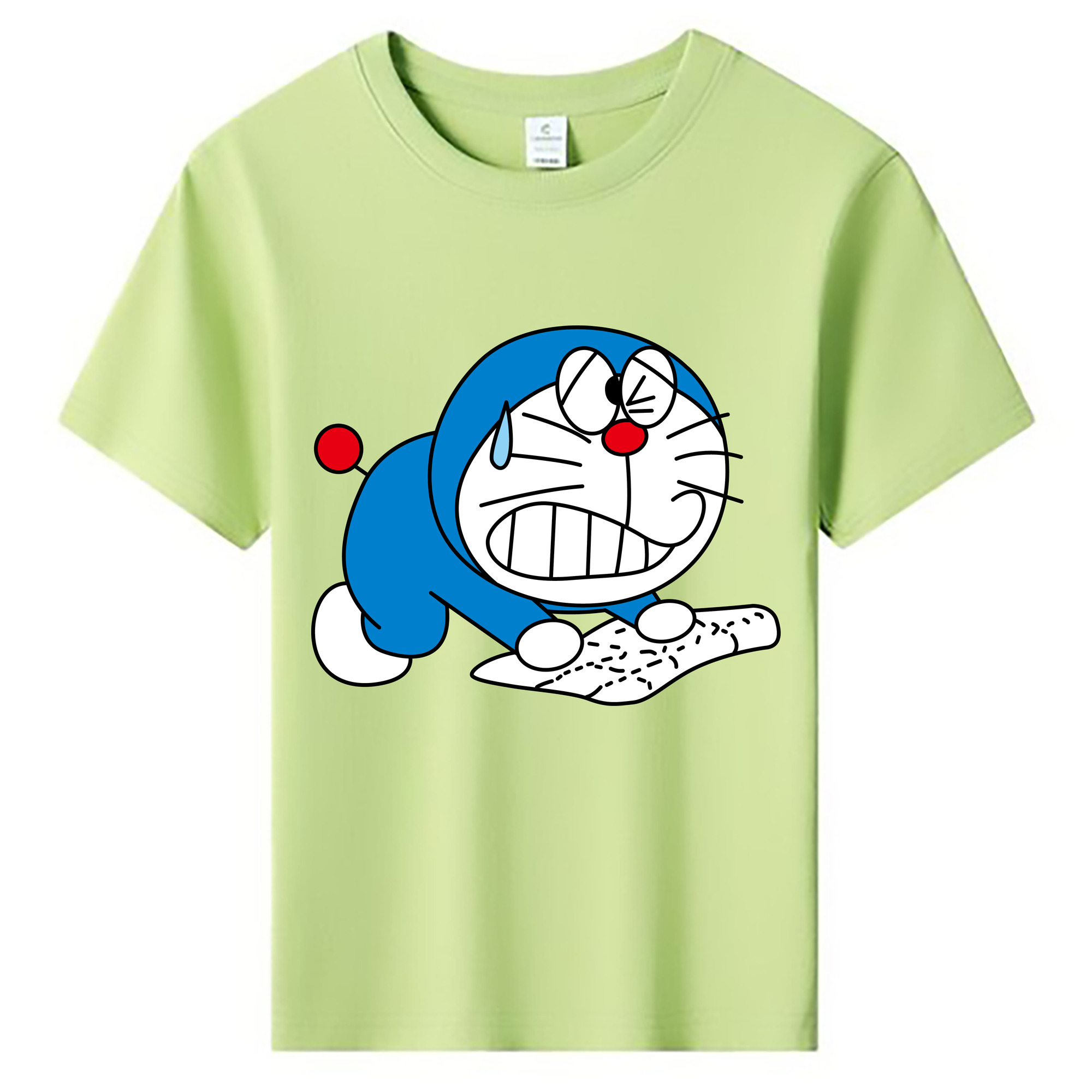 （画像用） ドラえもん Doraemon 綿100％キッズTシャツ（フロントプリント）